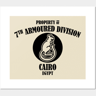 Property of 7th Armoured Division Posters and Art